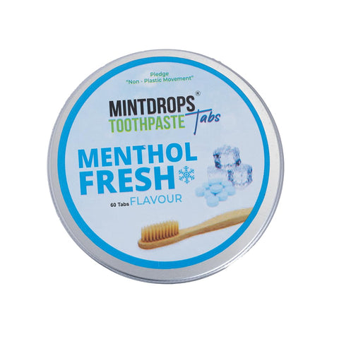 Mintdrops Toothpaste Tabs (Menthol Flavour)