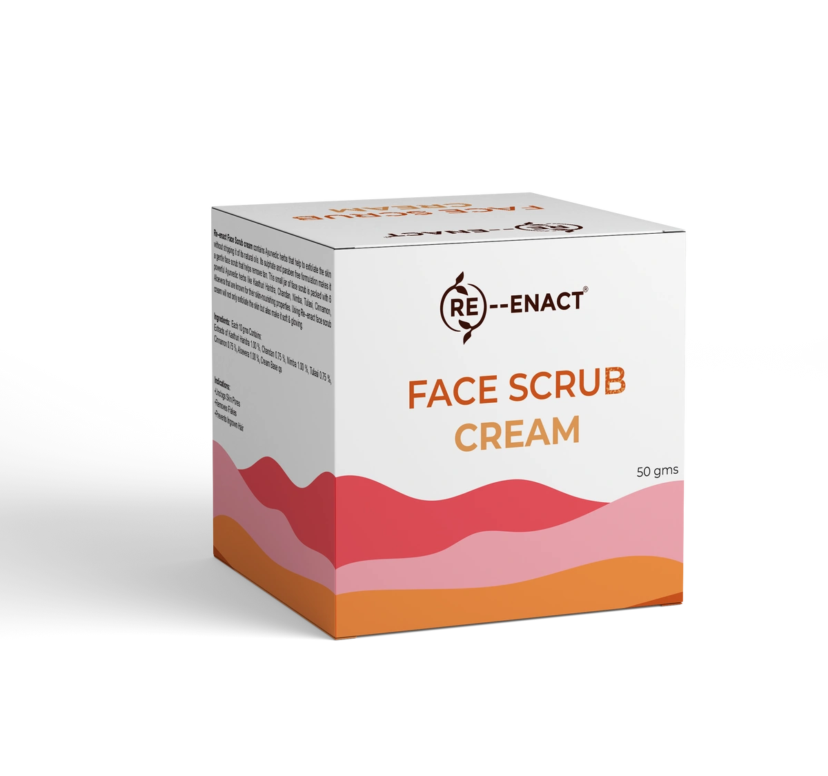 Re-enact Face Scrub Cream 50gm