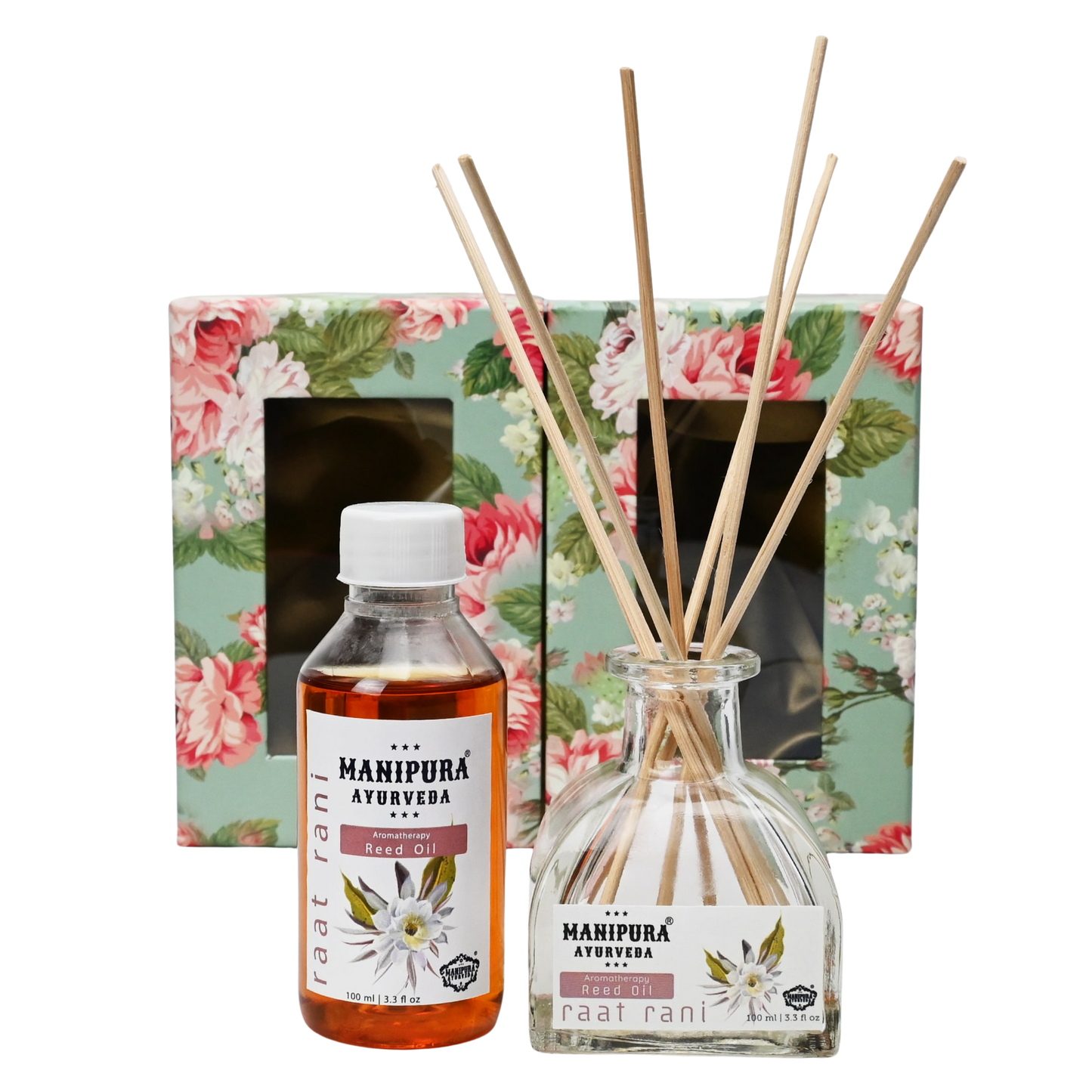 Aromatherapy Raat Rani Reed Diffuser Set 100ml