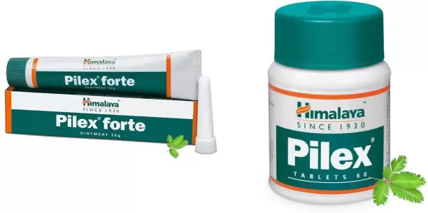 Pilex-60tabletx1 & Pilex Forteointment-30 Gmx1 Himalaya