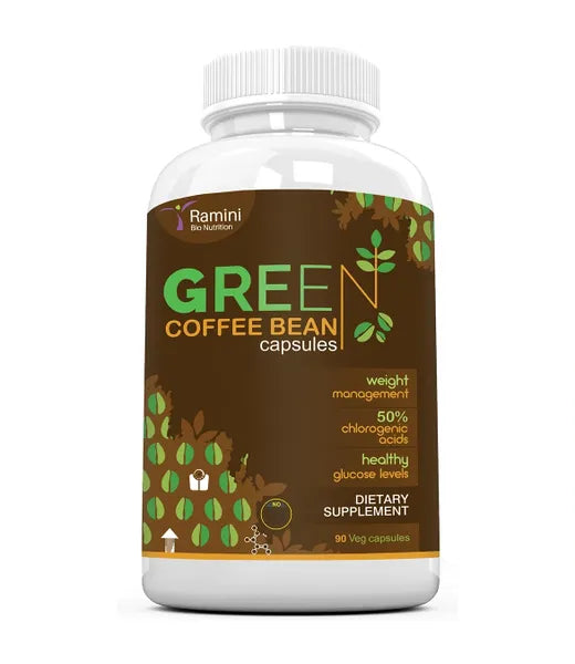 Green Coffee Bean Extract - 90 Veg Capsules