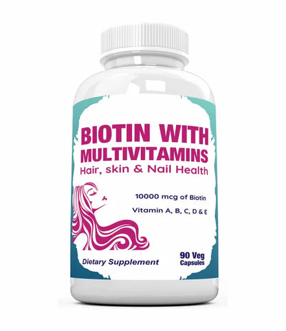 Biotin With Multivitamin - 90 Veg Capsules