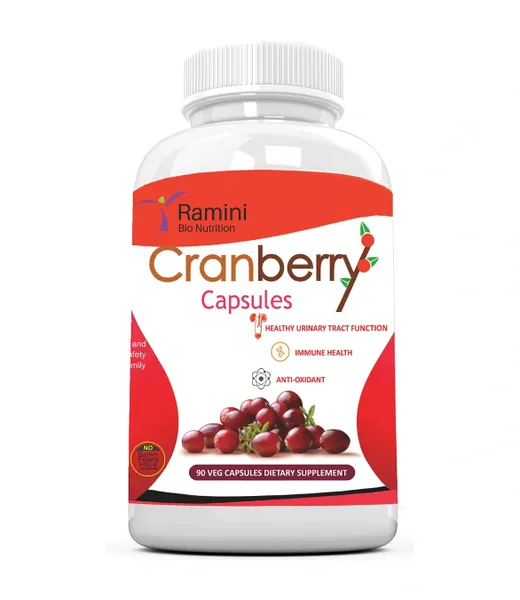 Cranberry Capsules 500 Mg - 90 Veg Capsules