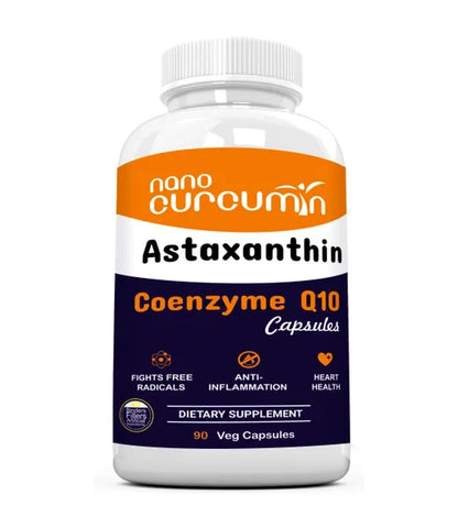 Nano Curcumin With Astaxanthin And Co Enzyme Q10 - 90 Veg Capsules