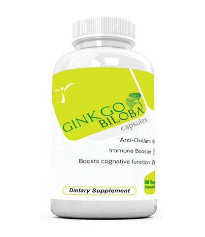 Ginkgo Biloba Capsules 500 Mg - 90 Veg Capsules