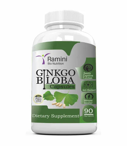 Ginkgo Biloba Capsules 160 Mg - 90 Veg Capsules