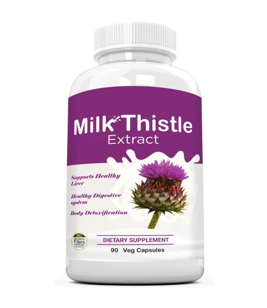 Milk Thistle Extract 500 Mg - 90 Veg Capsules